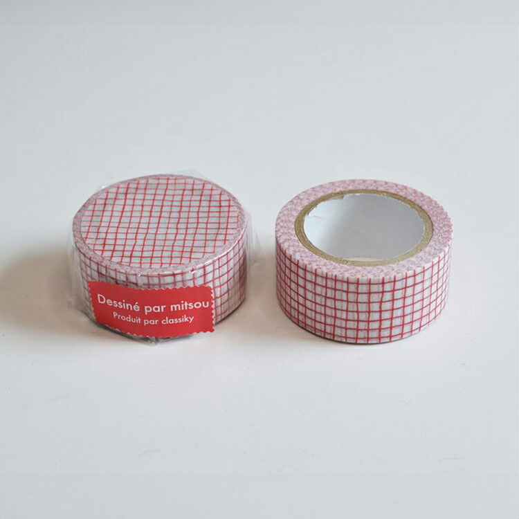 楽天市場】倉敷意匠 Classiky mitsou マスキングテープ 水玉 縞 格子
