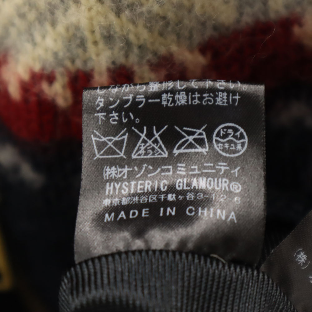 楽天市場】古着 HYSTERIC GLAMOUR ヒステリックグラマー ノルディック