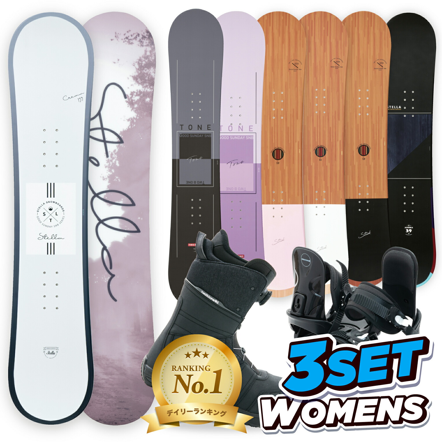 楽天市場】k2 スノーボード セットの通販