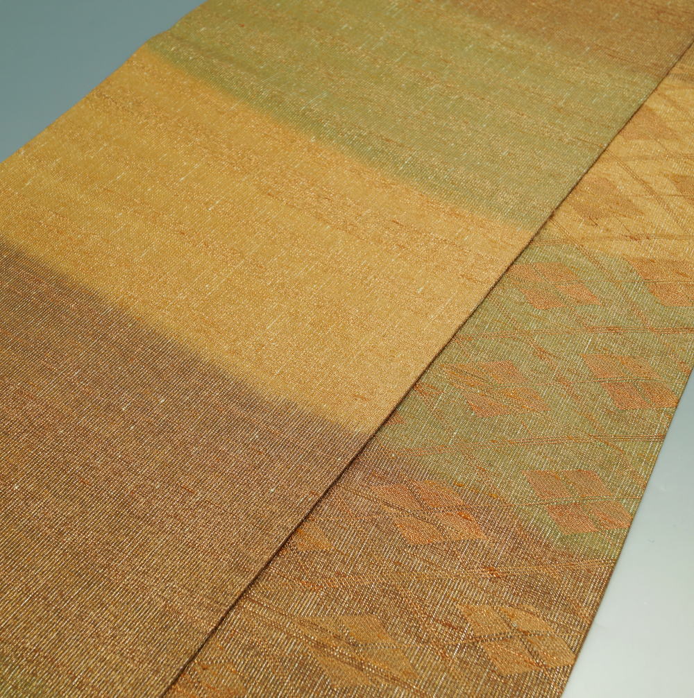 楽天市場】袋帯 桝屋高尾 西陣 ねん金綴錦 高尾弘作 ぼかしに四ツ目菱