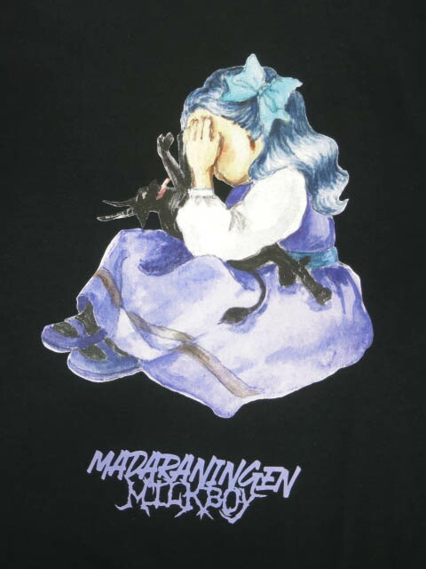 楽天市場】MILKBOY × MADARANINGEN / CRY 悪魔プリント ロングスリーブ