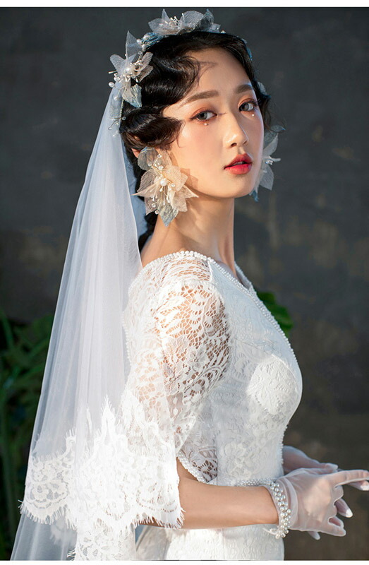 楽天市場】ブライダルベール フランス風 優雅 ビンテージ マリアベール