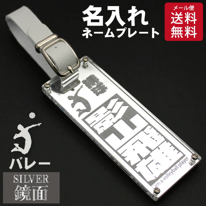楽天市場】名入れ キーホルダー バレー ネームタグ 高級 アクリル
