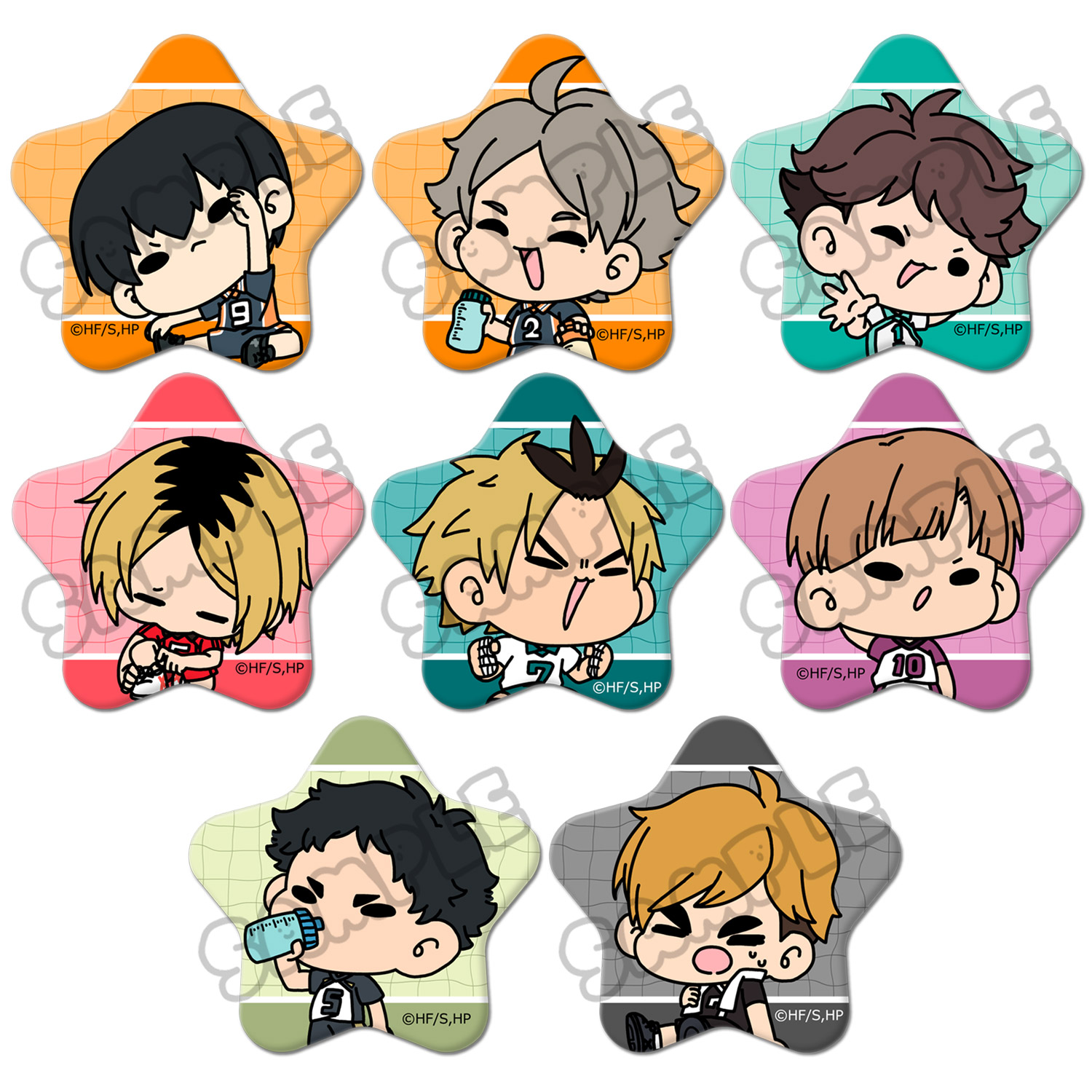 楽天市場】「ハイキュー!!」みんなmochocho化大作戦！第2弾 星型缶