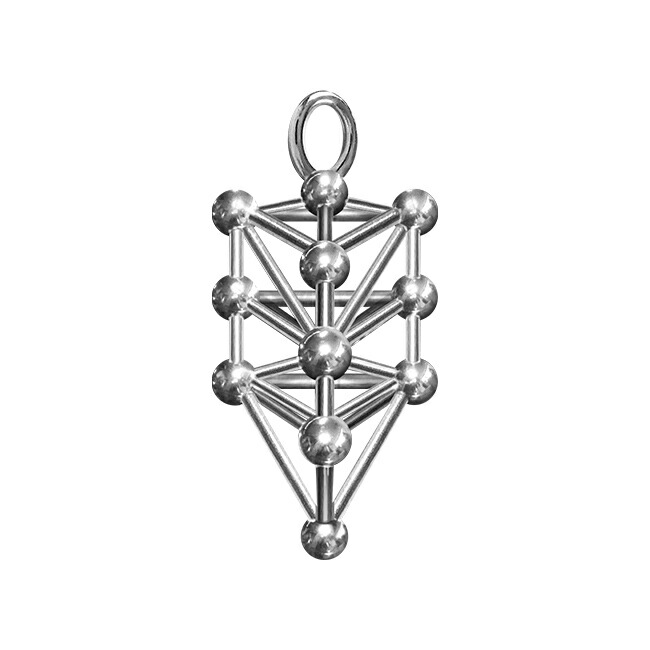 楽天市場】立体カバラ パドマネックレス /SV（シルバー） : クスリエ