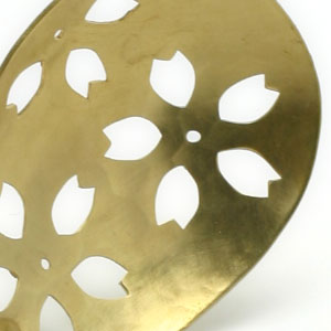 楽天市場】真鍮竹柄ちりれんげ・穴あり・有次《お玉》 : 和食器の愉し