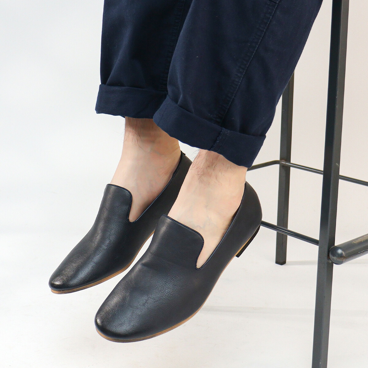 楽天市場】スリッポン メンズ 革靴 かかとが踏める バブーシュ