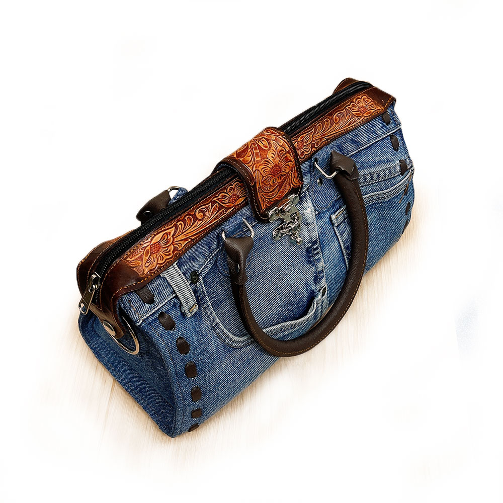 楽天市場】アーティザナル デニムリメイクバッグ : INFASHION【イン