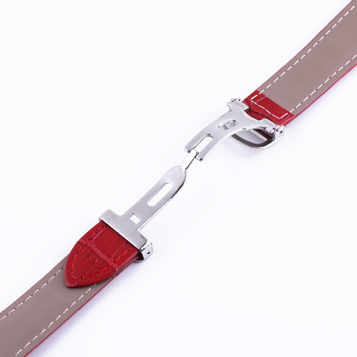 楽天市場】【 for Cartier 】 Dバックル付き 本革製 クロコダイル型