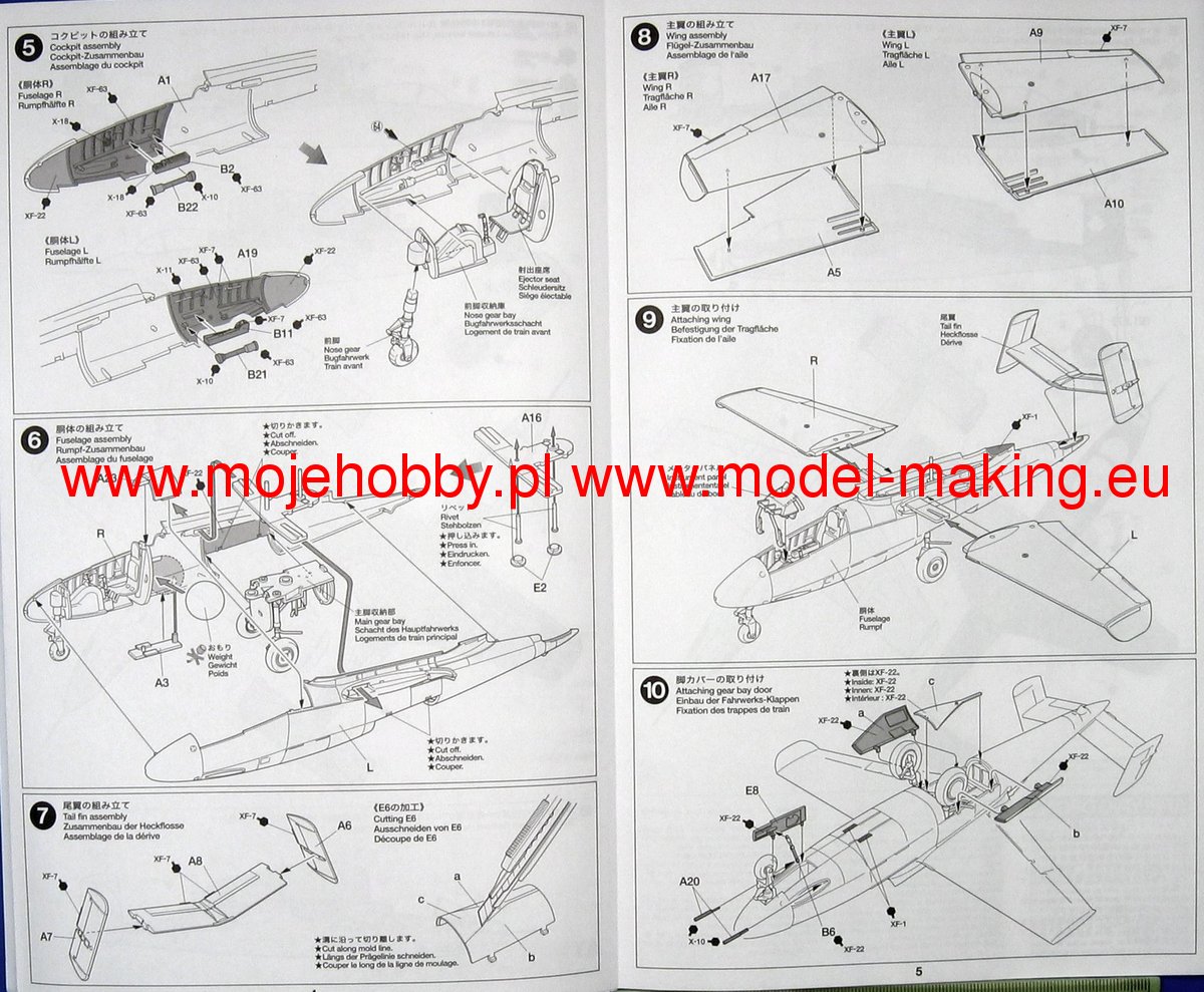 Heinkel He162 A-2 Salamander Tamiya 61097