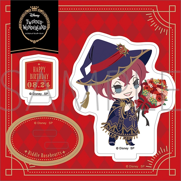 アクリルスタンドコースター ツイステカフェ リドル・ローズハート