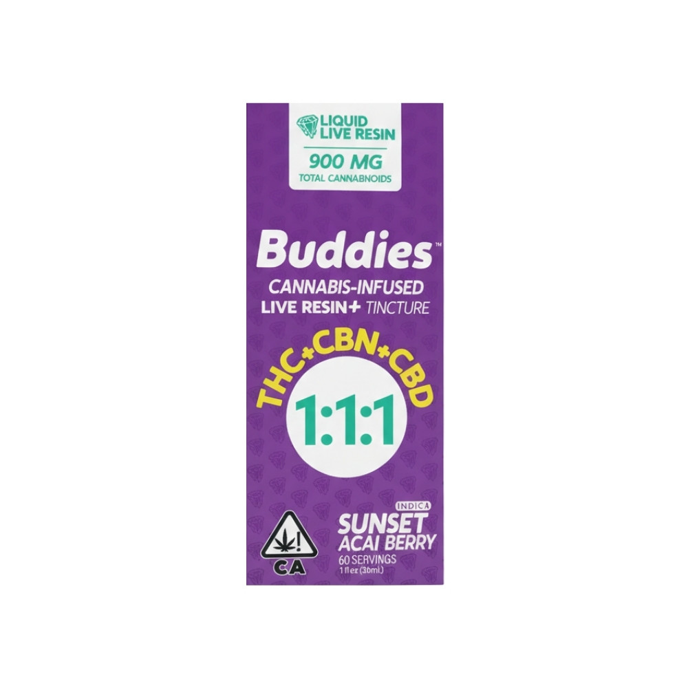 CBN SUNSET TINCTURE 30ML - BUDDIES - Shop Cannabis Online