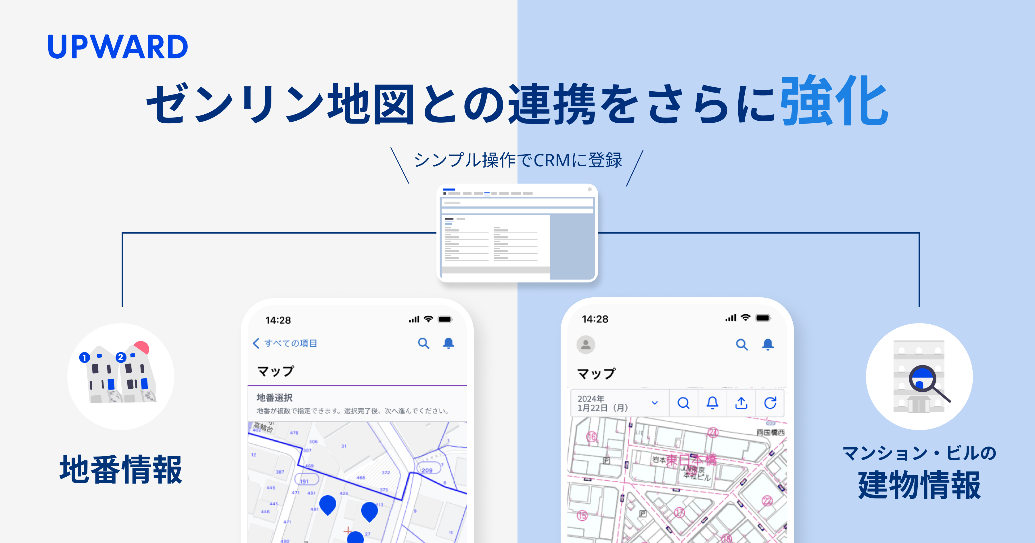 ゼンリン地図との機能連携をさらに強化｜UPWARDニュースリリース