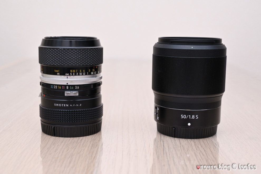 もうすぐ50歳のMicro-NIKKOR-P.C Auto 55mm F3.5は近接なら現役。外観