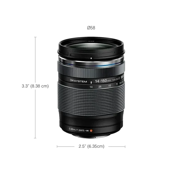 Buy M.Zuiko Digital ED 14-150mm F4.0-5.6 II OM From OM SYSTEM