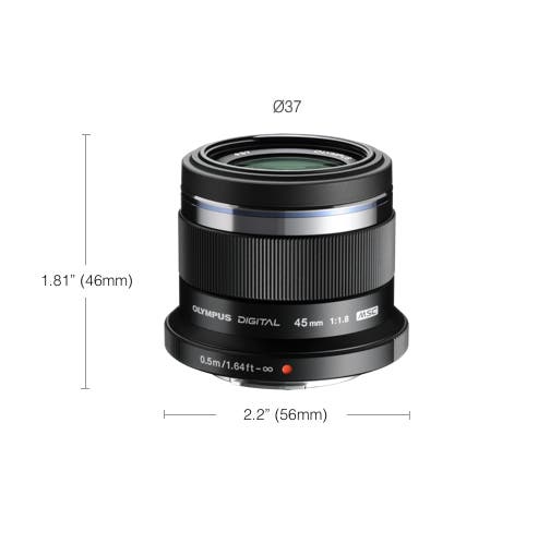 Buy M.Zuiko Digital 45mm F1.8 From OM SYSTEM