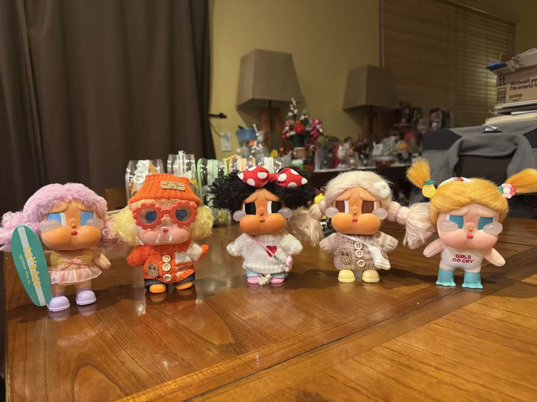 CRYBABY Vacation Mode On Series-Vinyl Plush Pendant Blind Box