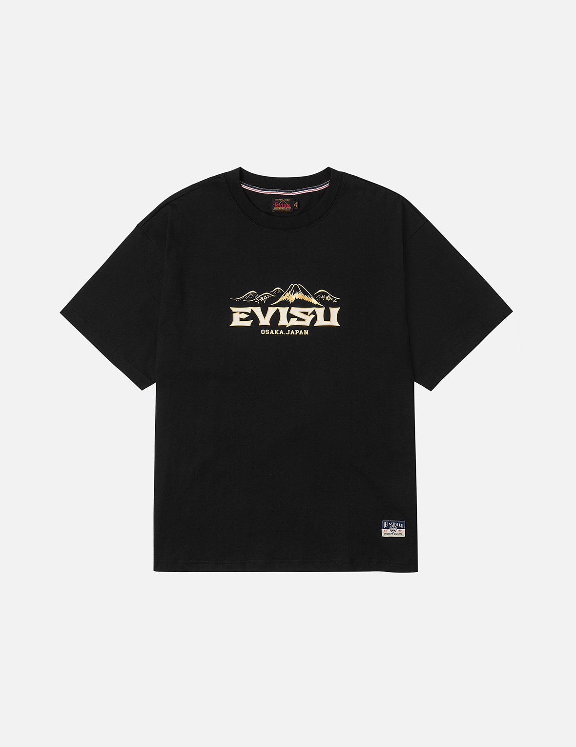 Logo and Crane Soaring Daicock Print Relax Fit T-shirt – EVISU