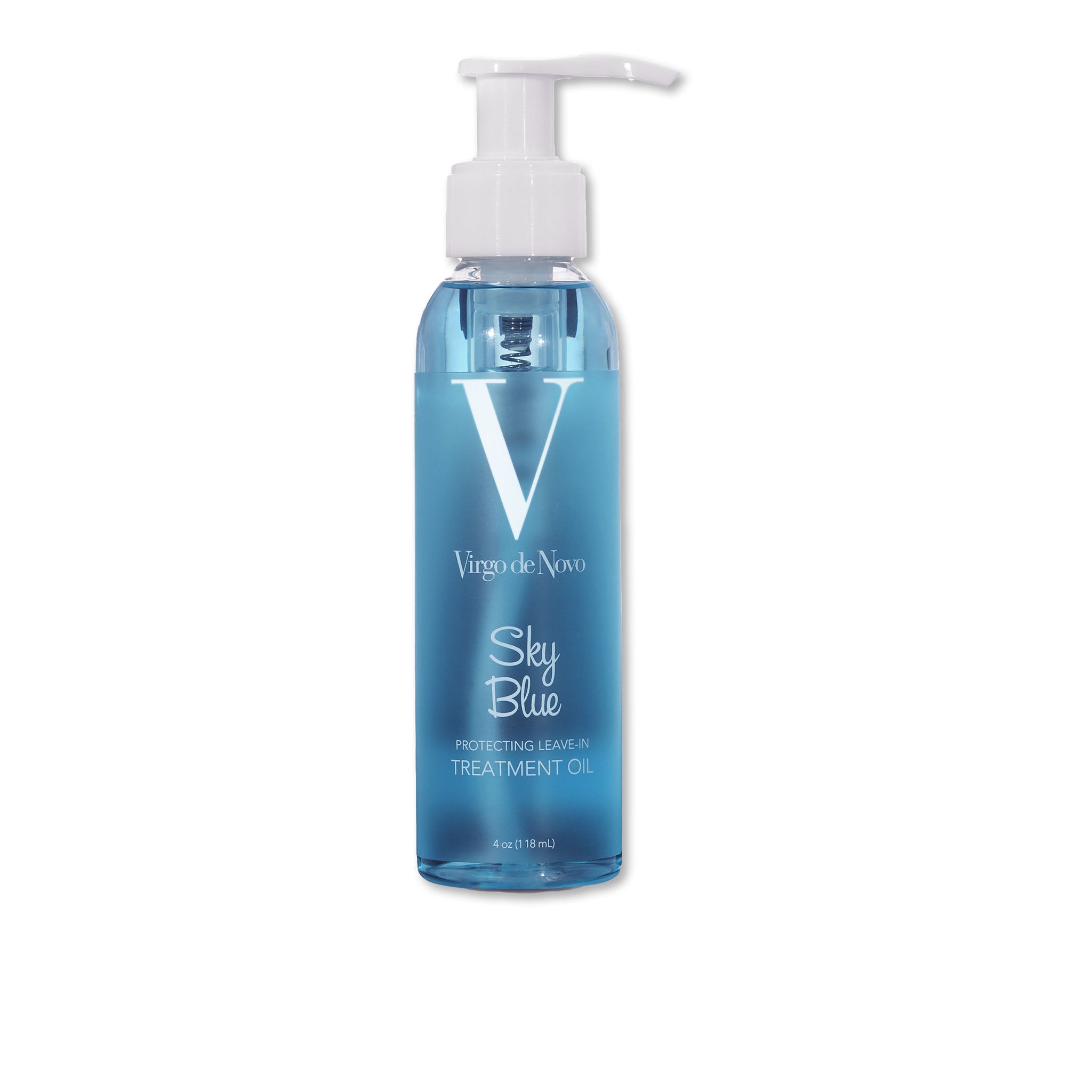 Sky Blue Leave-In Hair Oil Treatment - Virgo de Novo Professional