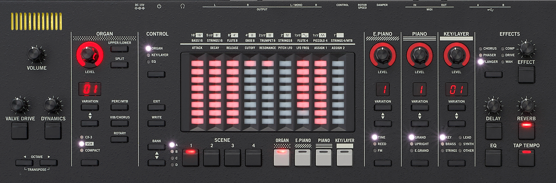 VOX Continental 73 BK - Vox Amps