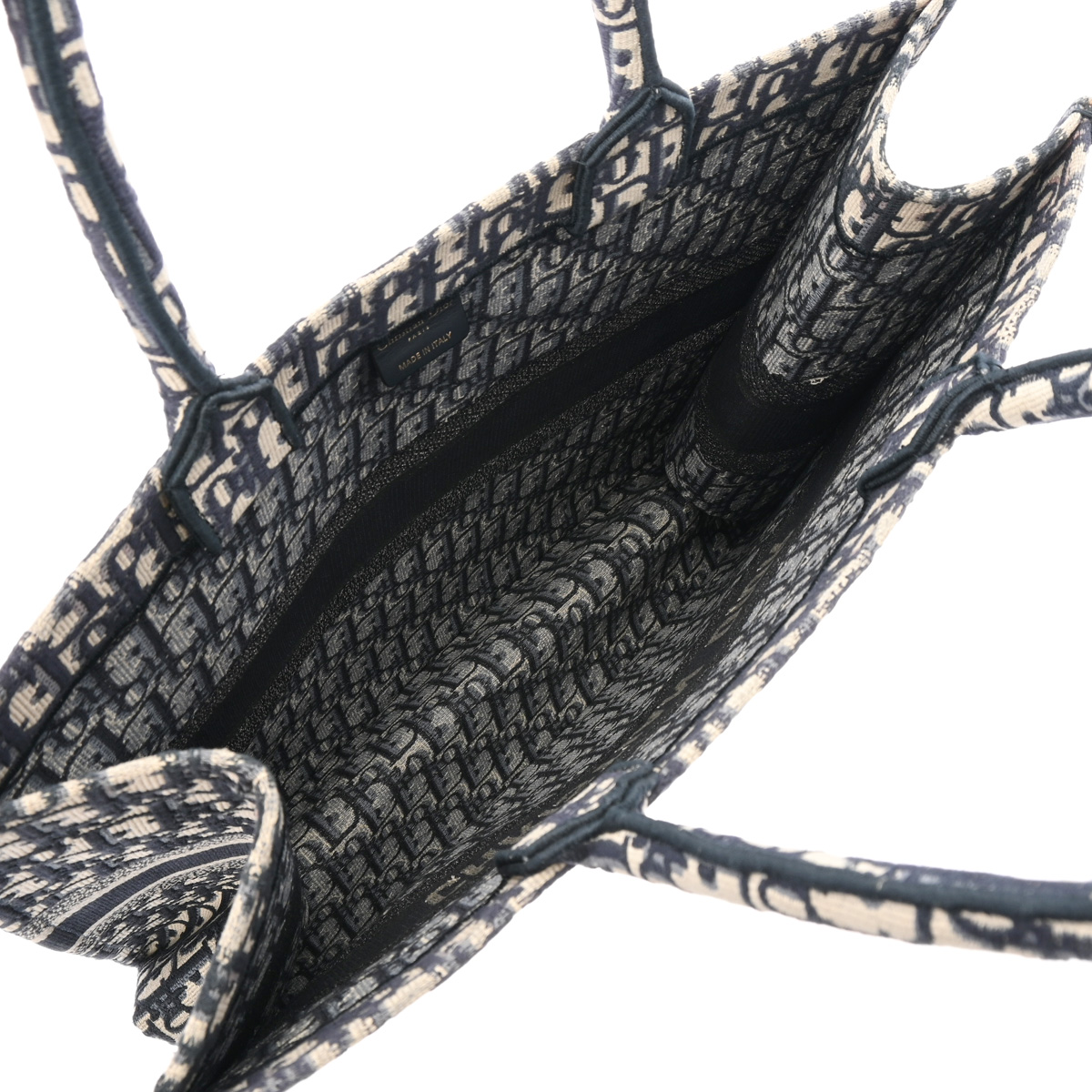 ディオール ブックトートラージ エクリュ/ブルー M1286ZRIW M828