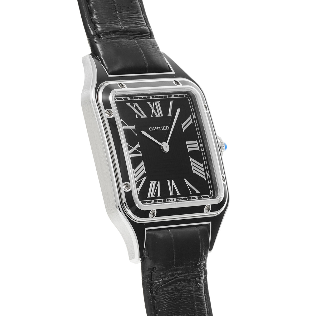 カルティエ サントス デュモン LM WSSA0046 ブラック メンズ 時計