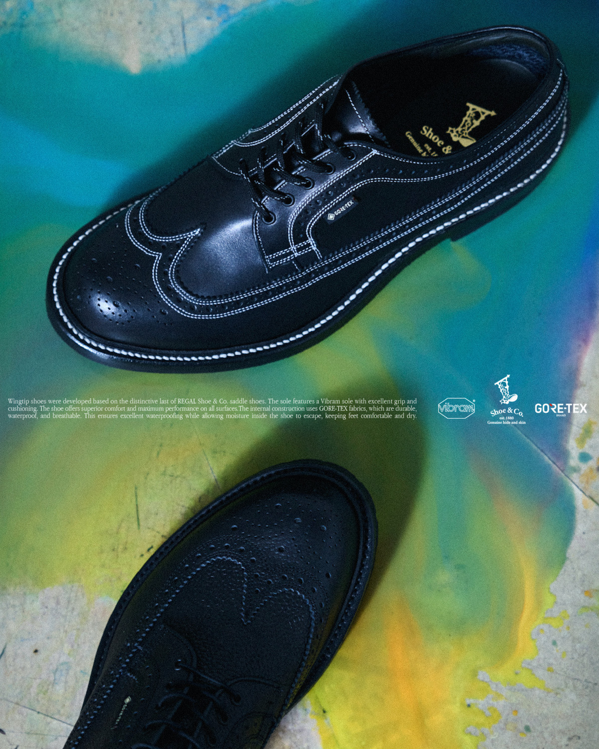 モダンながら全天候型！GORE-TEX®︎を搭載したREGAL Shoe&Co.の新作