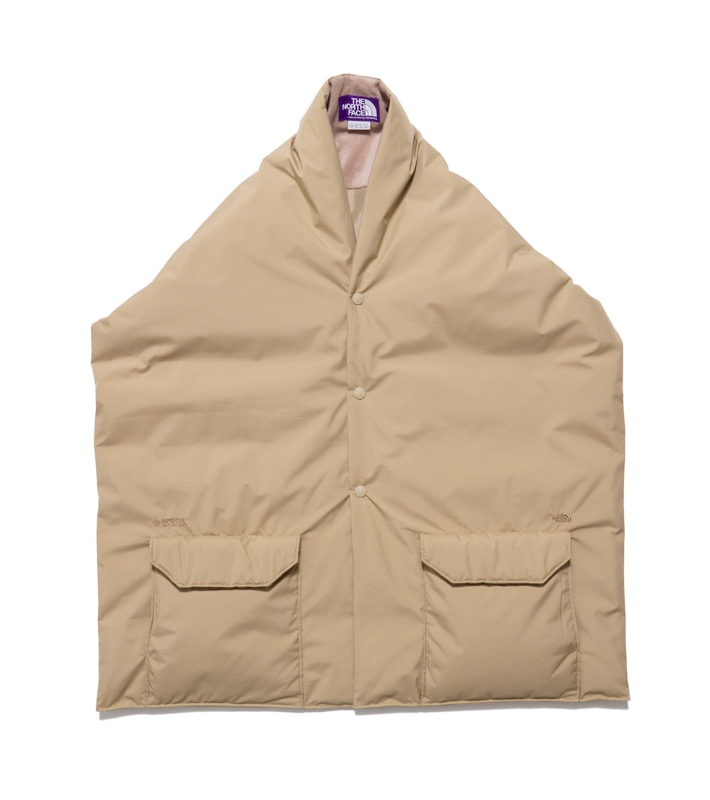 ザ・ノース・フェイスPPLから、ダウンケープという新提案。着ても巻い