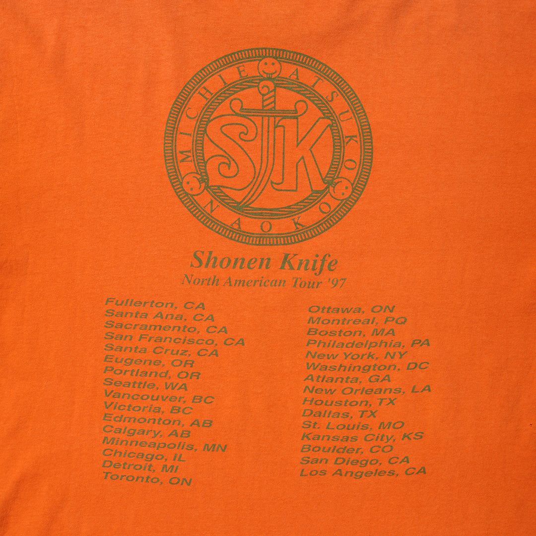 90s Shonen knife[少年ナイフ] tour t shirt – weber