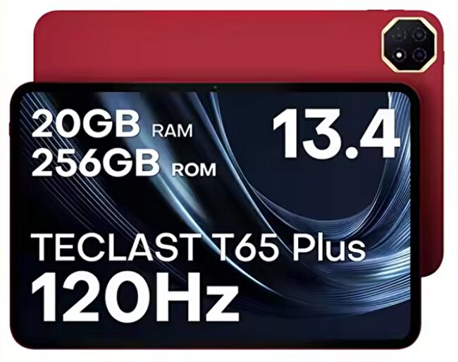Teclast T65 Plus、13.4インチタブレット、スペックのまとめ。Helio