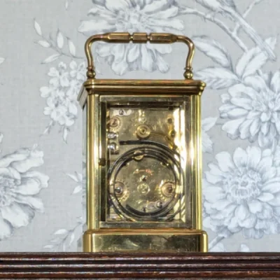 L' Epee Sainte Suzanne Repeating Alarm Carriage Clock - W J Morris