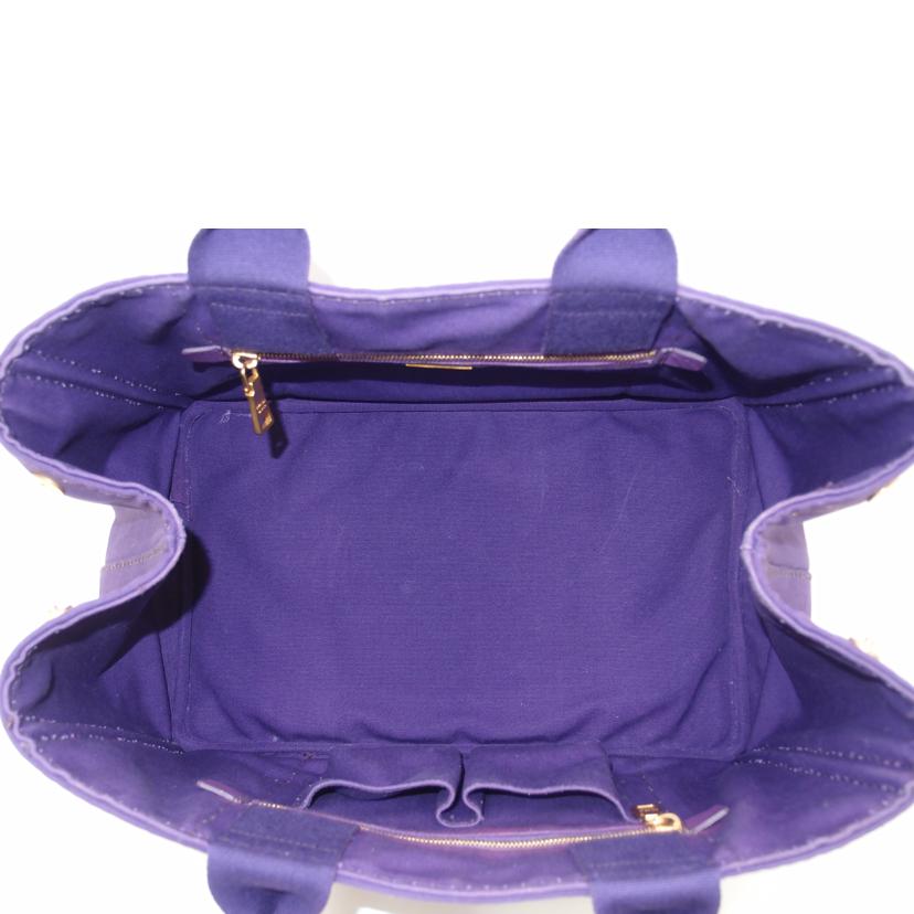PRADA プラダ トートバッグ ハンドバッグ キャンバス 紫/ブランド