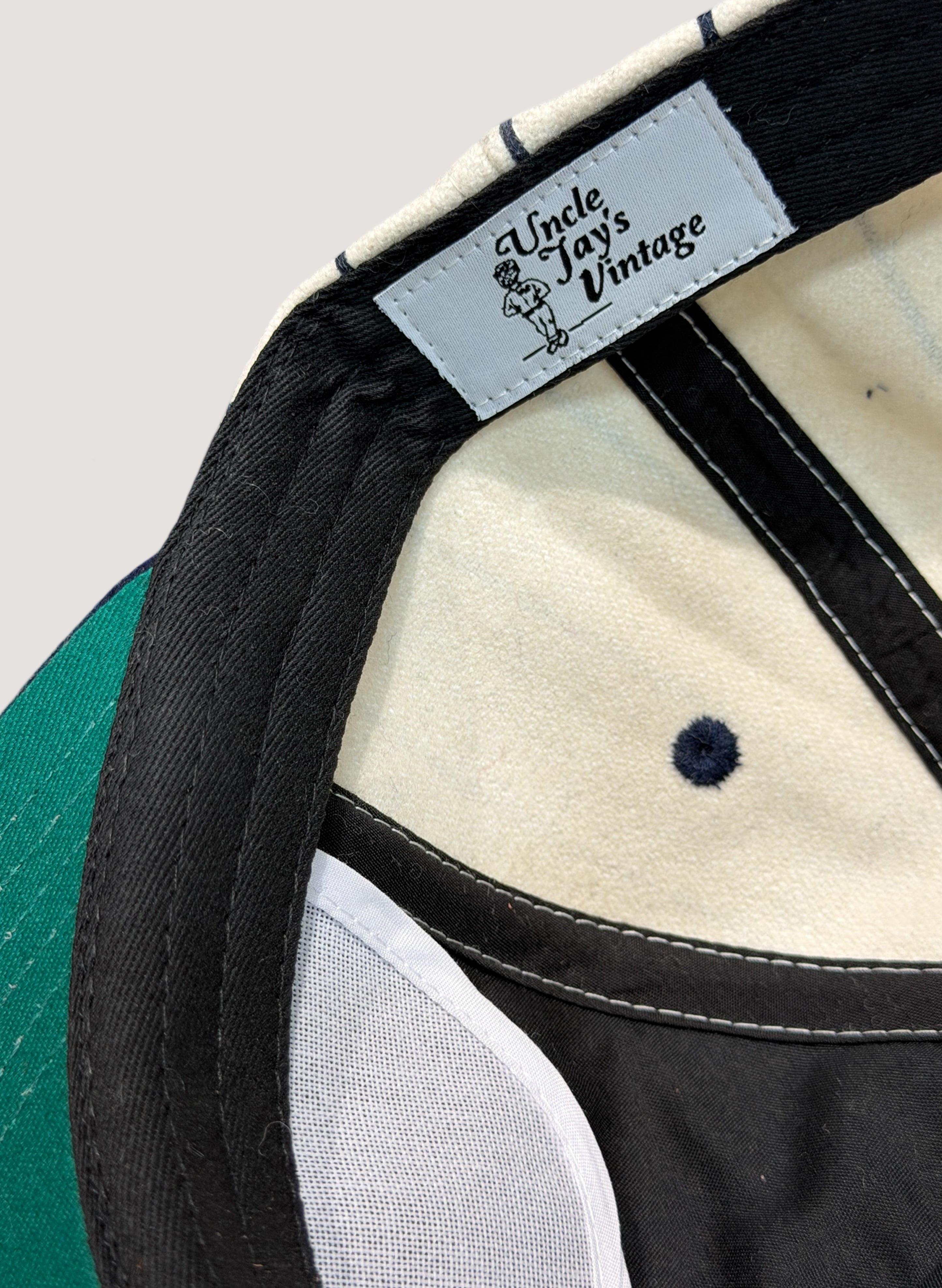 Uncle Jay's Vintage PINSTRIPE YANKEES Chainstitch Cap (UNCLE-002