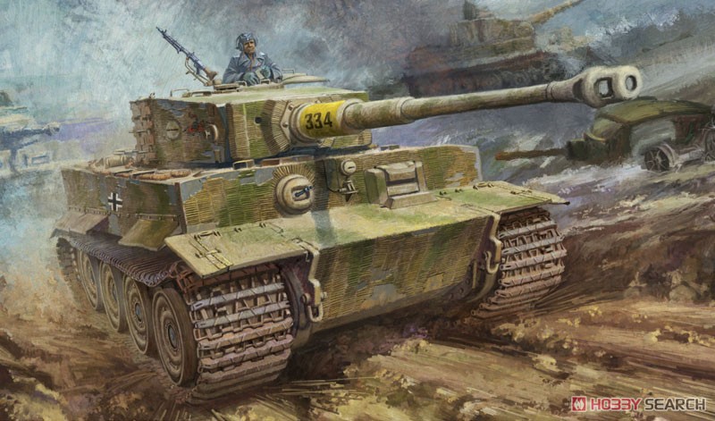 WW.II. ドイツ重戦車 Pz.Kpfw.VI Ausf.E ティーガーI 後期生産型 (3 in