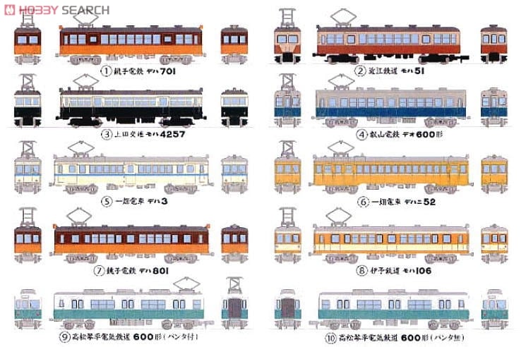 鉄道コレクション 第12弾 (全10種+シークレット) 10個入 (鉄道模型