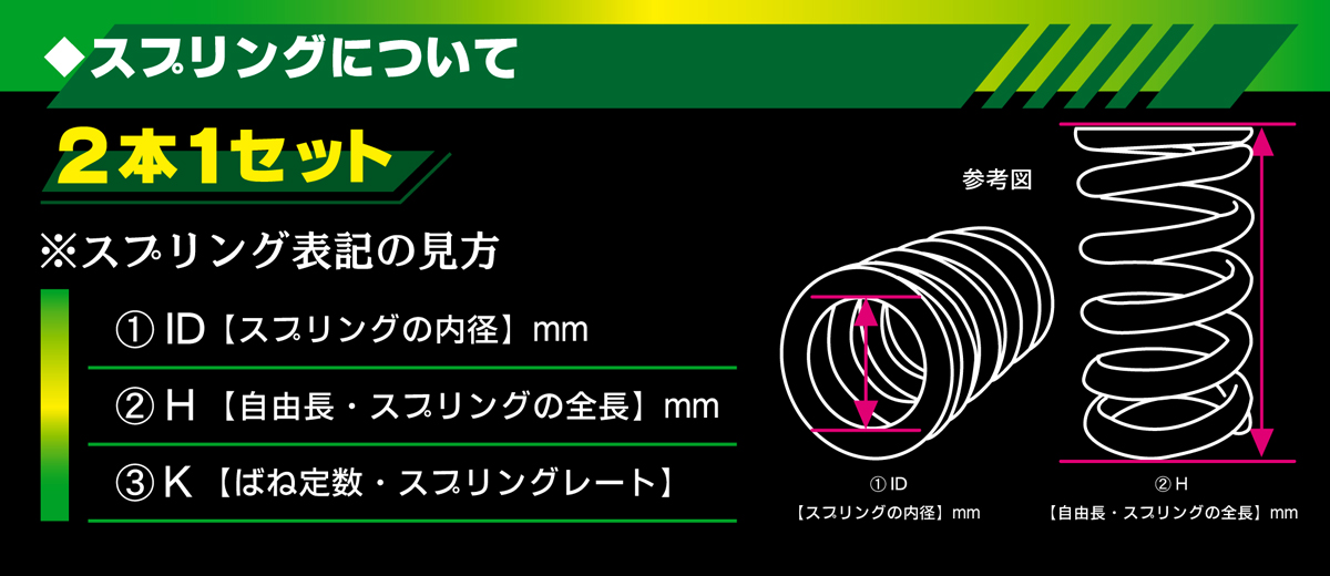 チャラバネ・ID63（62-63兼用）-H100 商品詳細 広島県東広島市西条町の