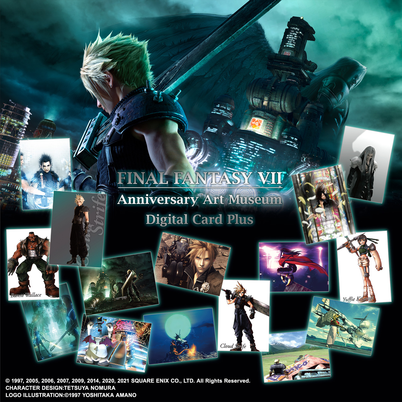 FFVII」25周年記念トレカ＆フィギュア発売決定。デジタル鑑賞や