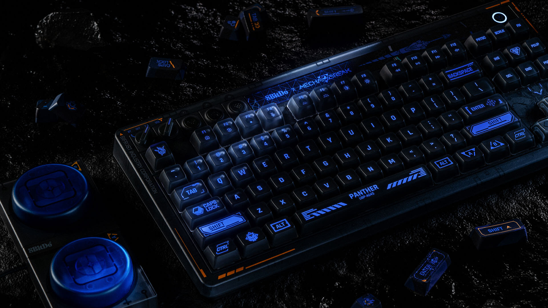 8BitDo Retro 87 Mechanical Keyboard - Mecha BREAK | 8BitDo