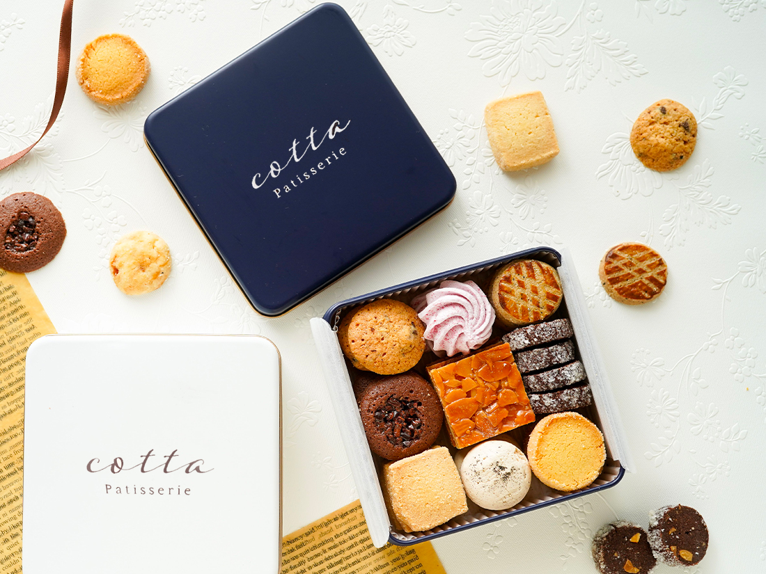 cottaオリジナルスクエア缶 見積もりフォーム | お菓子・パン材料