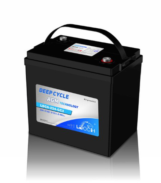 LEOCH DEEP CYCLE SEALED AGM INSERT TERMINAL BATTERY 12V 115 AH