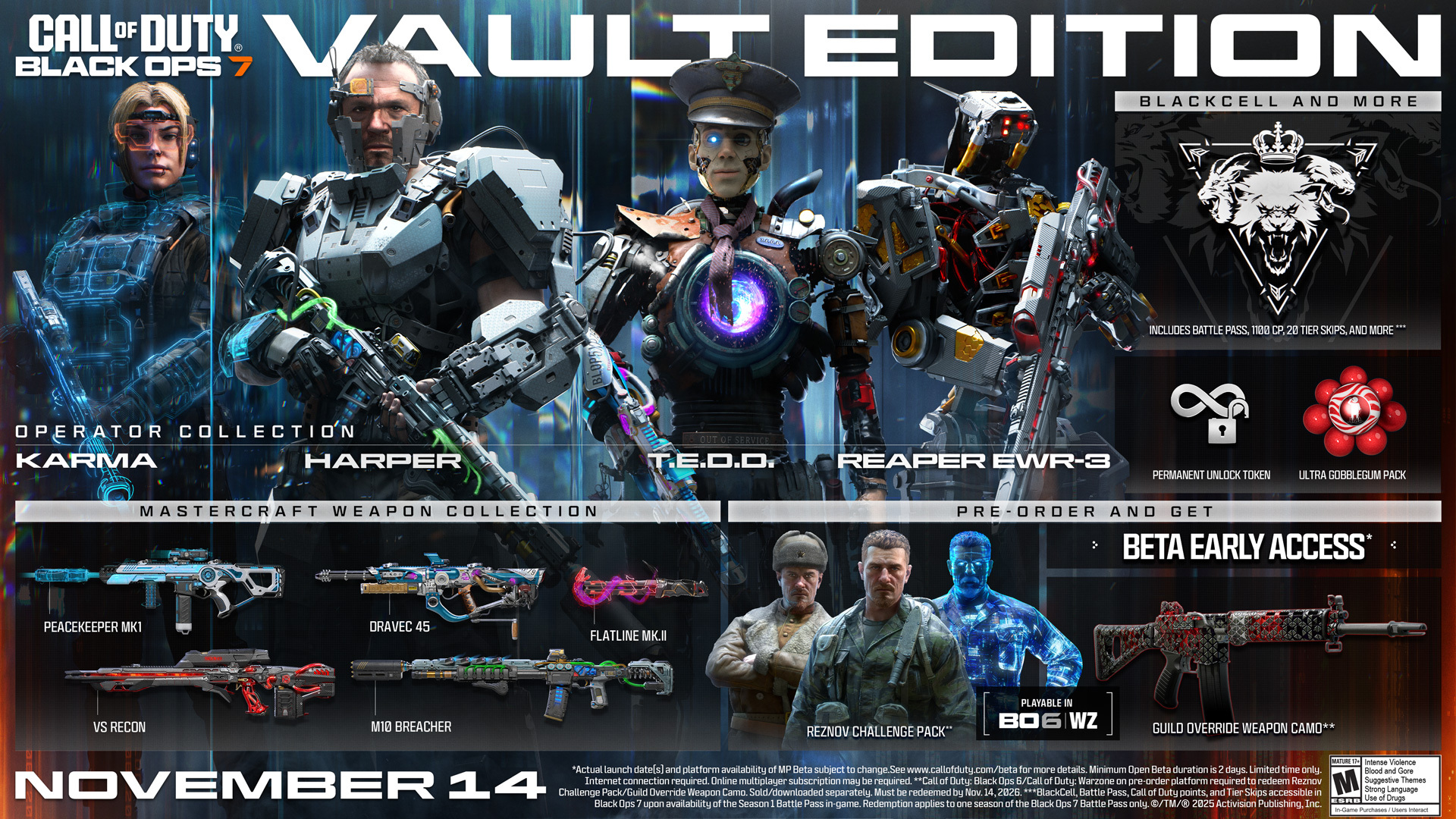 Call of Duty: Black Ops 7: ゲームの各エディションと先行予約特典