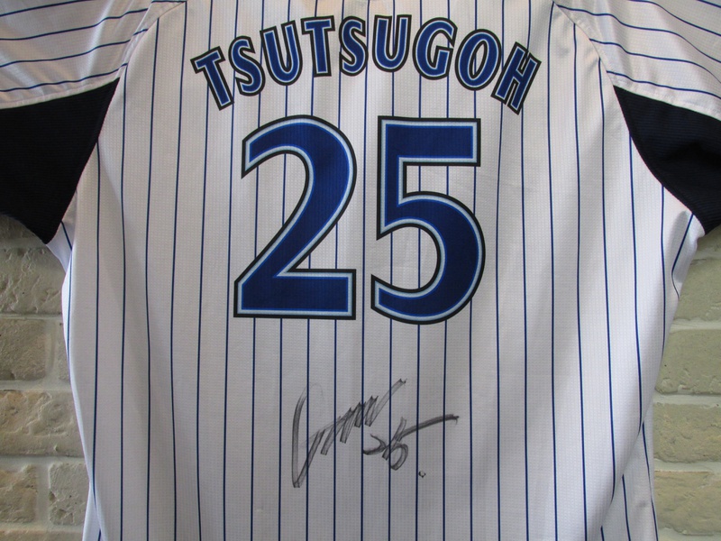 横浜DeNAベイスターズ #25 筒香嘉智選手に、公式戦で着用しておりまし