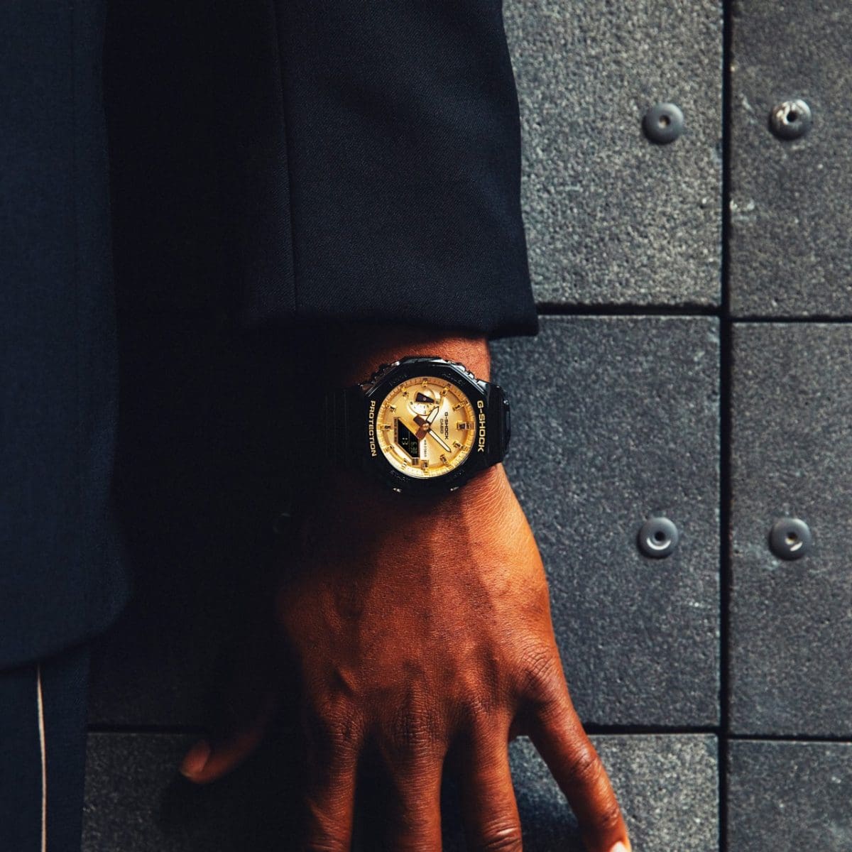 GA2100GB-1A | G-SHOCK 2100 Series Black | CASIO