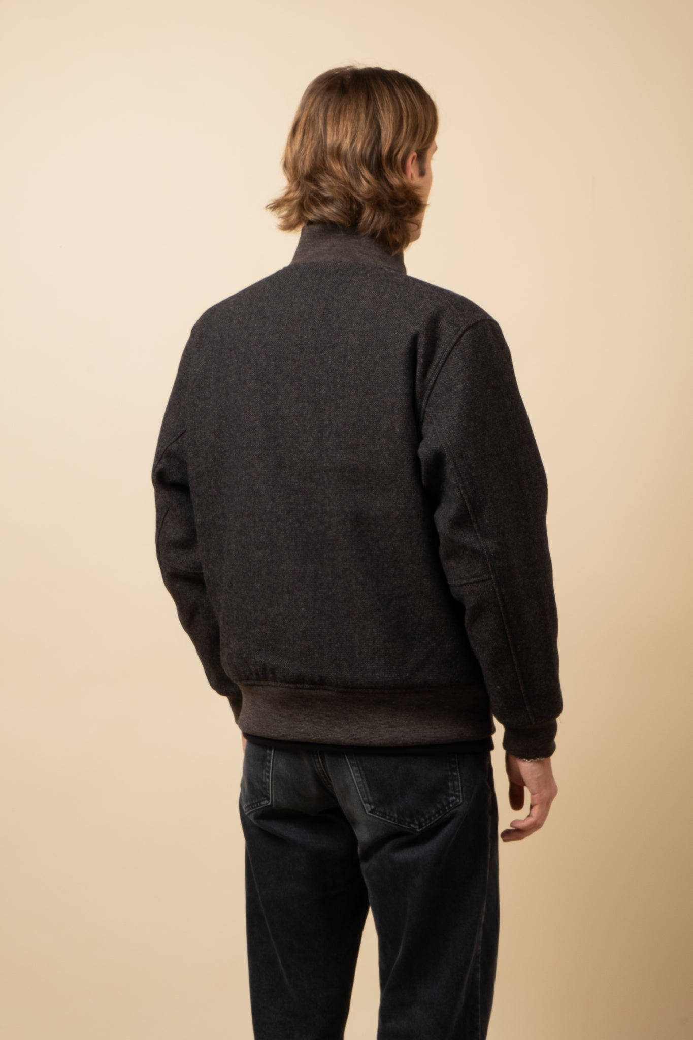 Jackman Melton Award Jacket - Black Mix – Circle of Friends Shop