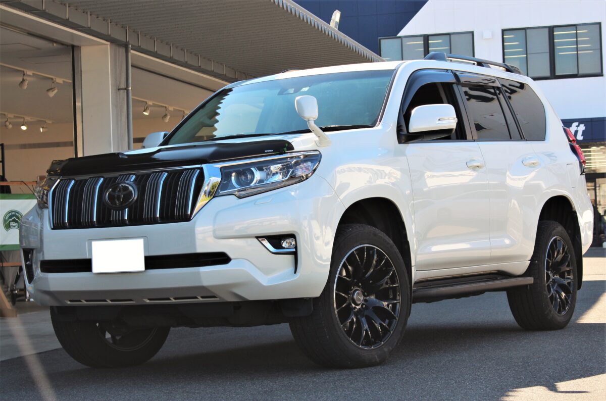 150プラド をアゲる。モトレージ TERRA コイルスプリング x ファルケン