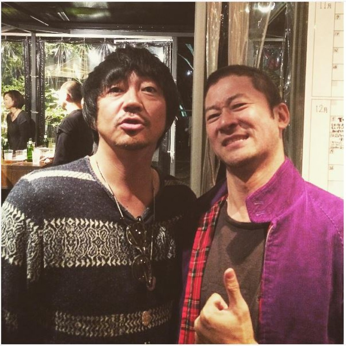 浅野忠信＆大森南朋、インスタで『殺し屋1』コンビ復活 - エンタメ