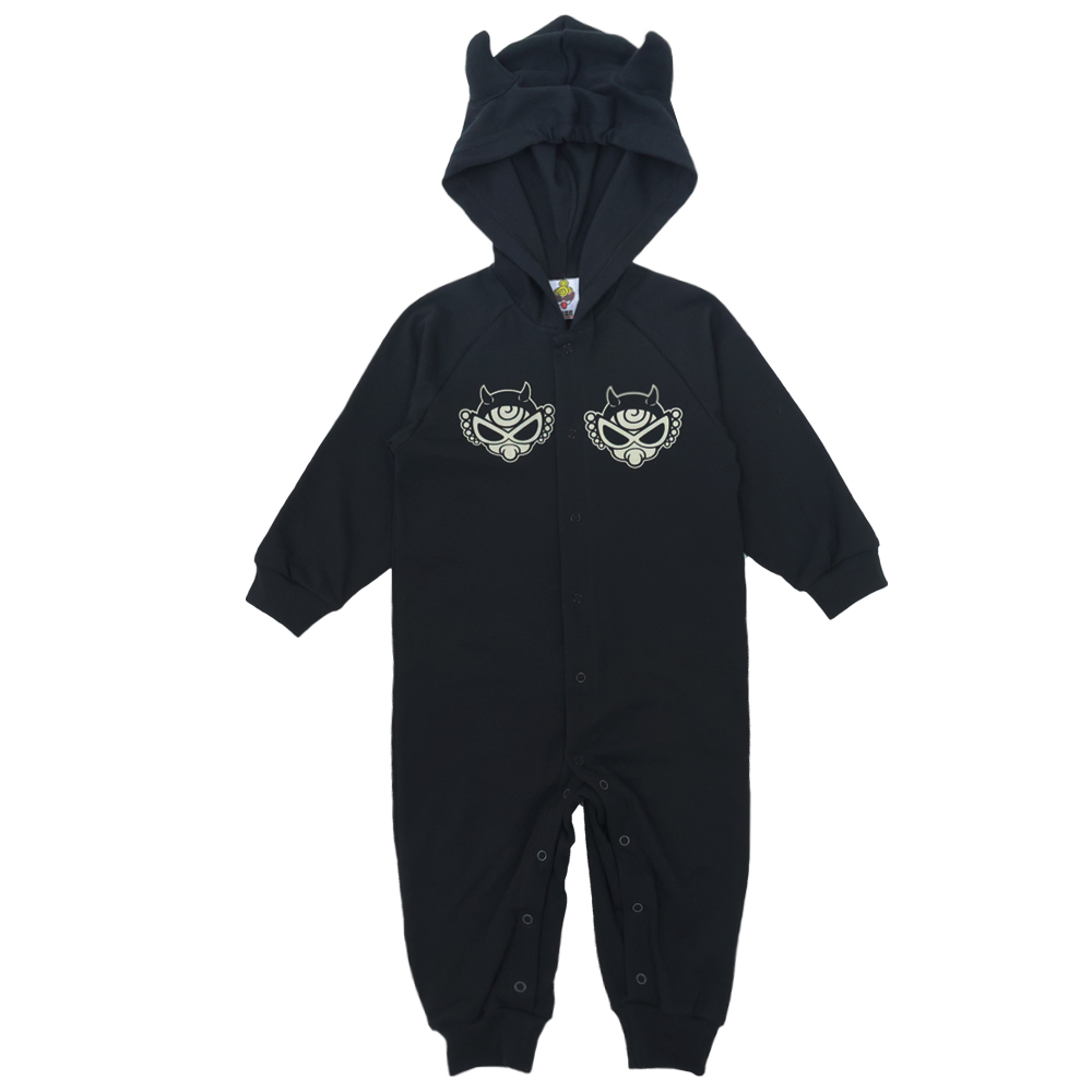 MY FIRST HYSTERIC DEVILKIN カバーオール 10；ブラック サイズ；FREE