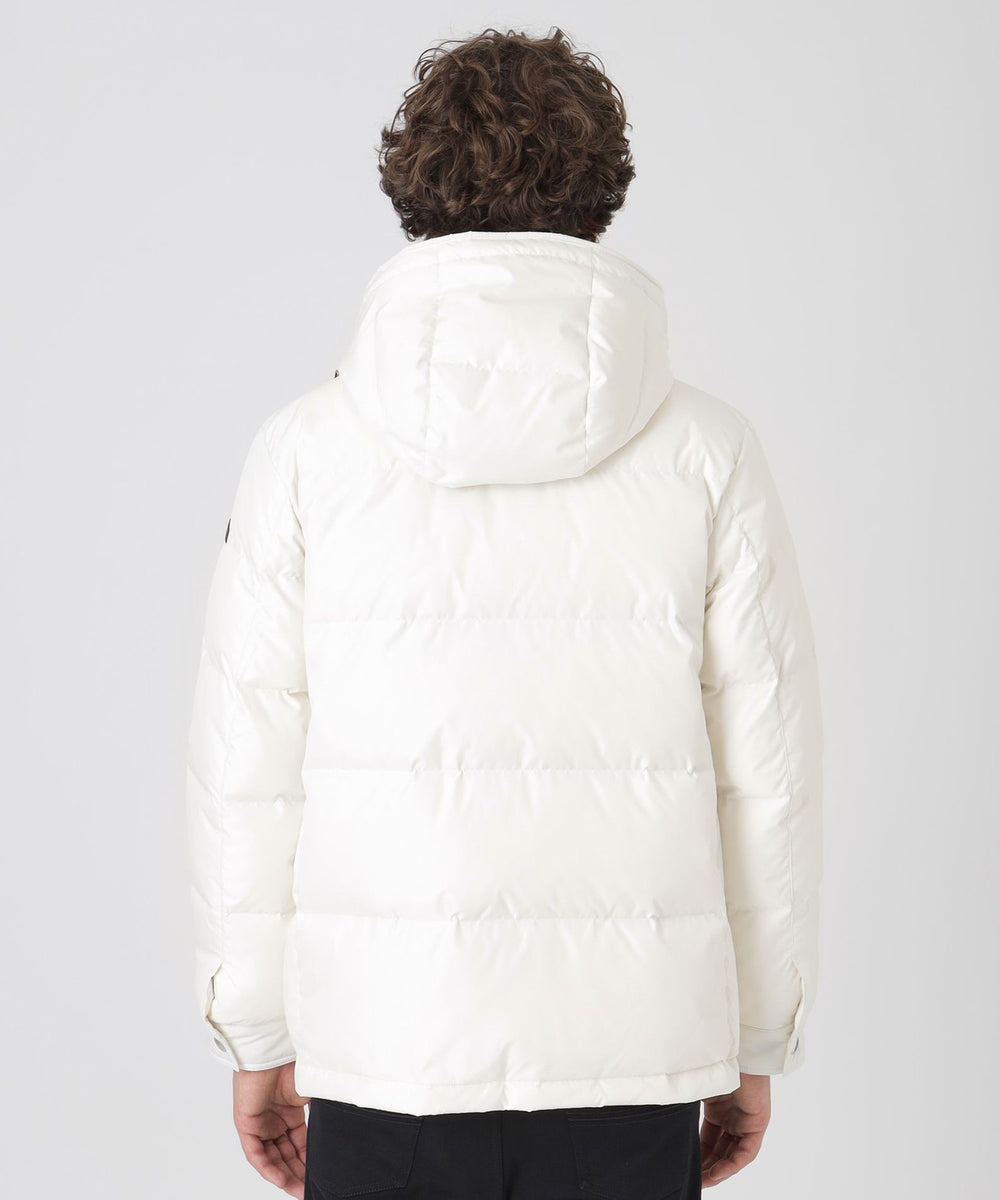 クレストブリッジチェックコンビショートダウン（ブルゾン）｜BLACK