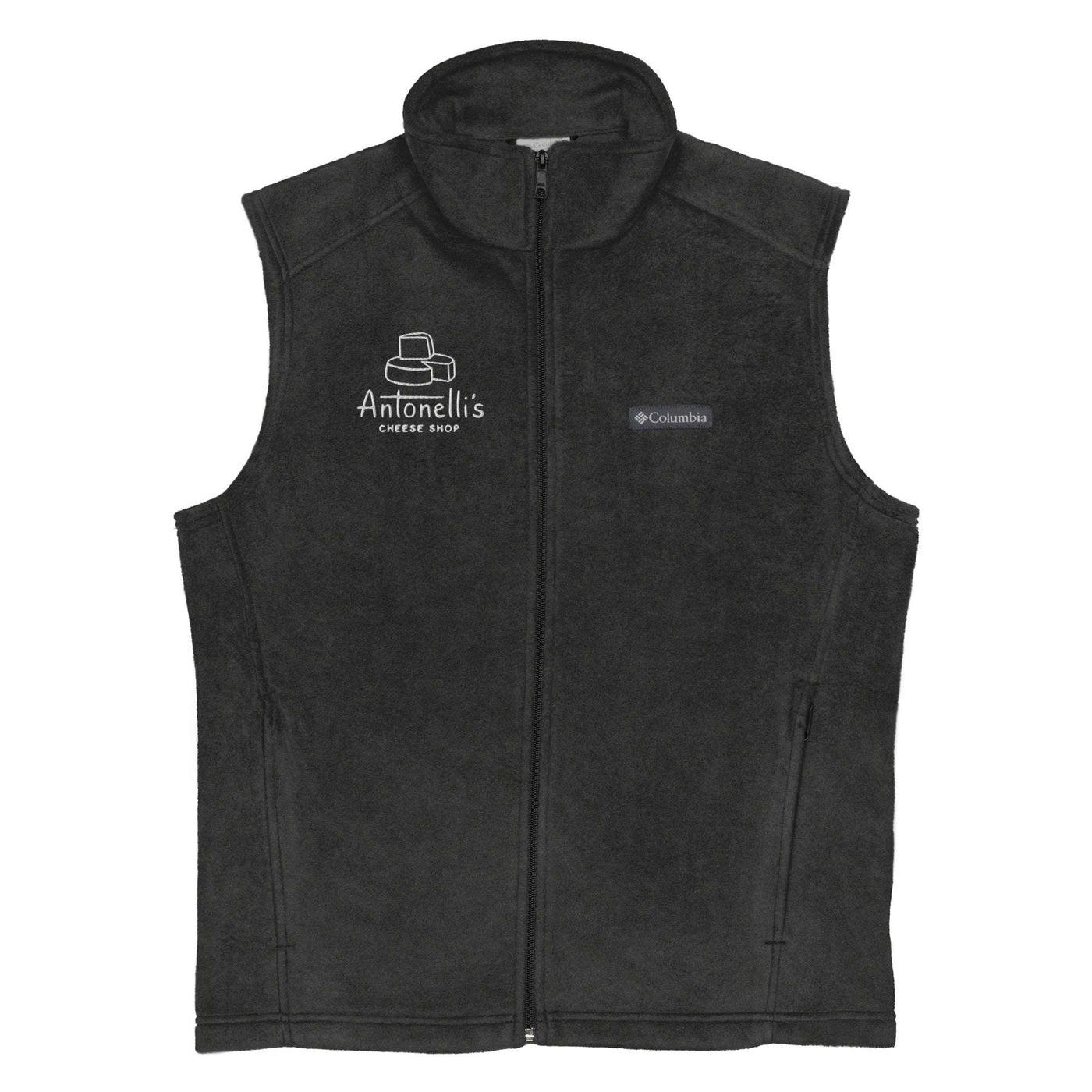Antonelli's Logo'd Columbia Fleece Vest | Antonelli's Cheese Austin