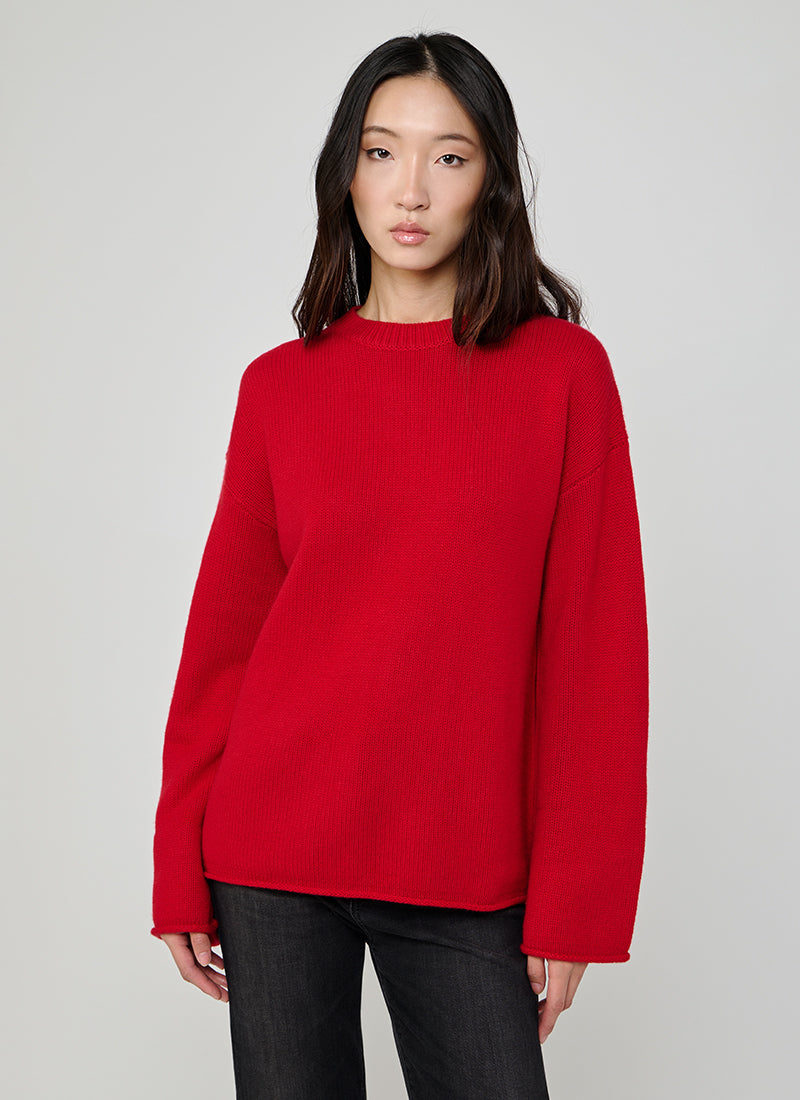Kristy Crew Neck Sweater by Lisa Yang | Andrews